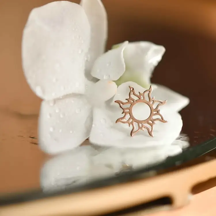 Золотой Кулон 'Солнце' 585 пробы